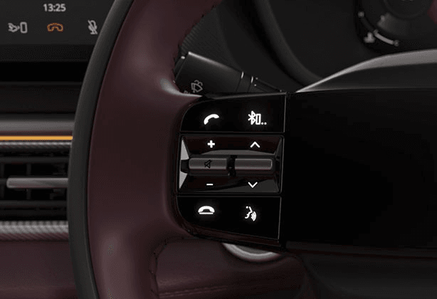 Tata Curvv Steering Mounted Controls for Audio and Connectivity