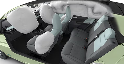 Tata Tiago EV 6 Standard Airbags Safety