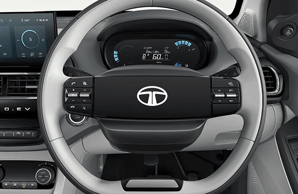 Smart Digital Steering Wheel in Tata Tiago EV
