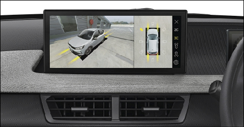 Tata Tiago 360-Degree Camera Screen View