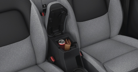 Tata Tiago Fabric Touch Front Armrest with Storage